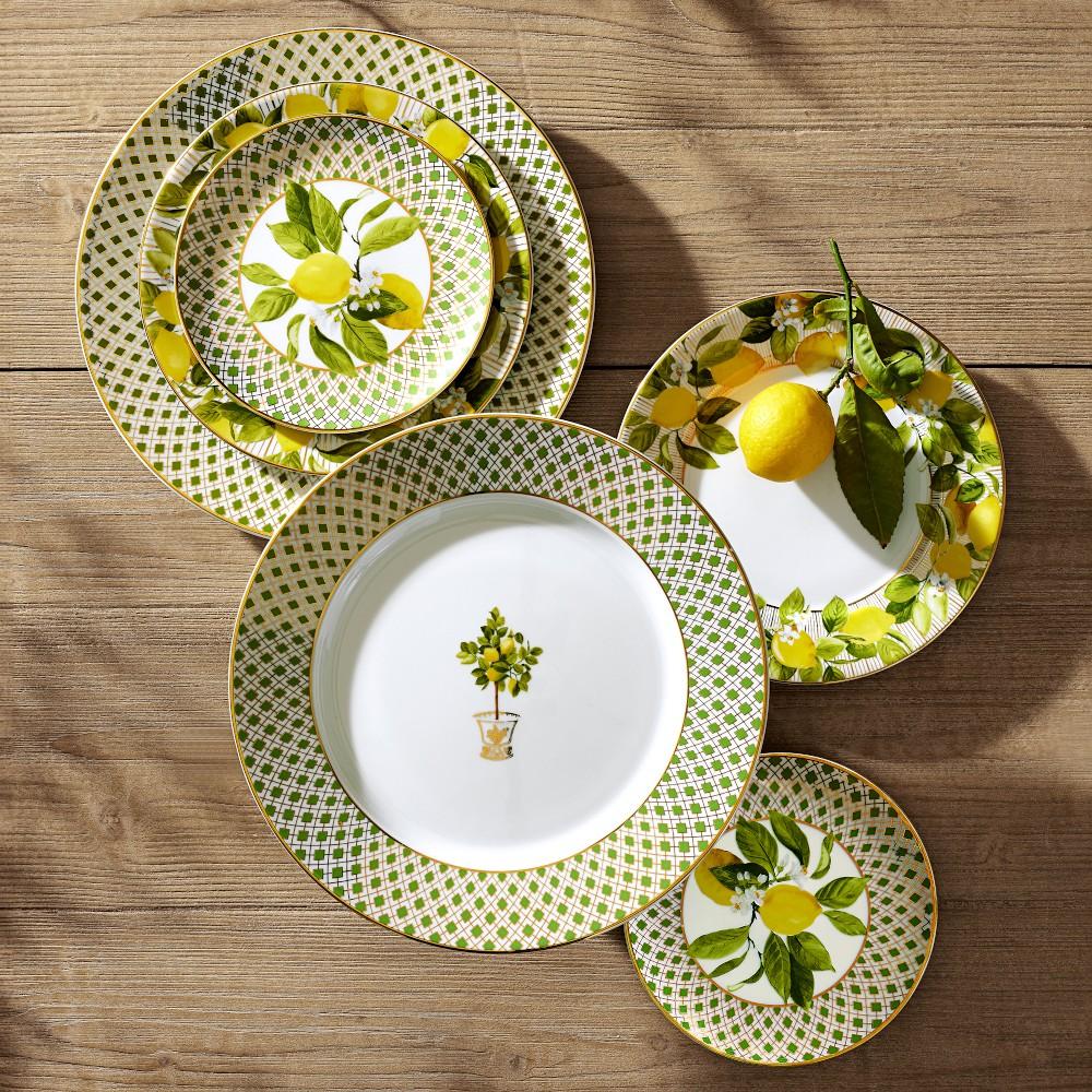 Lemon pattern dinnerware 2025